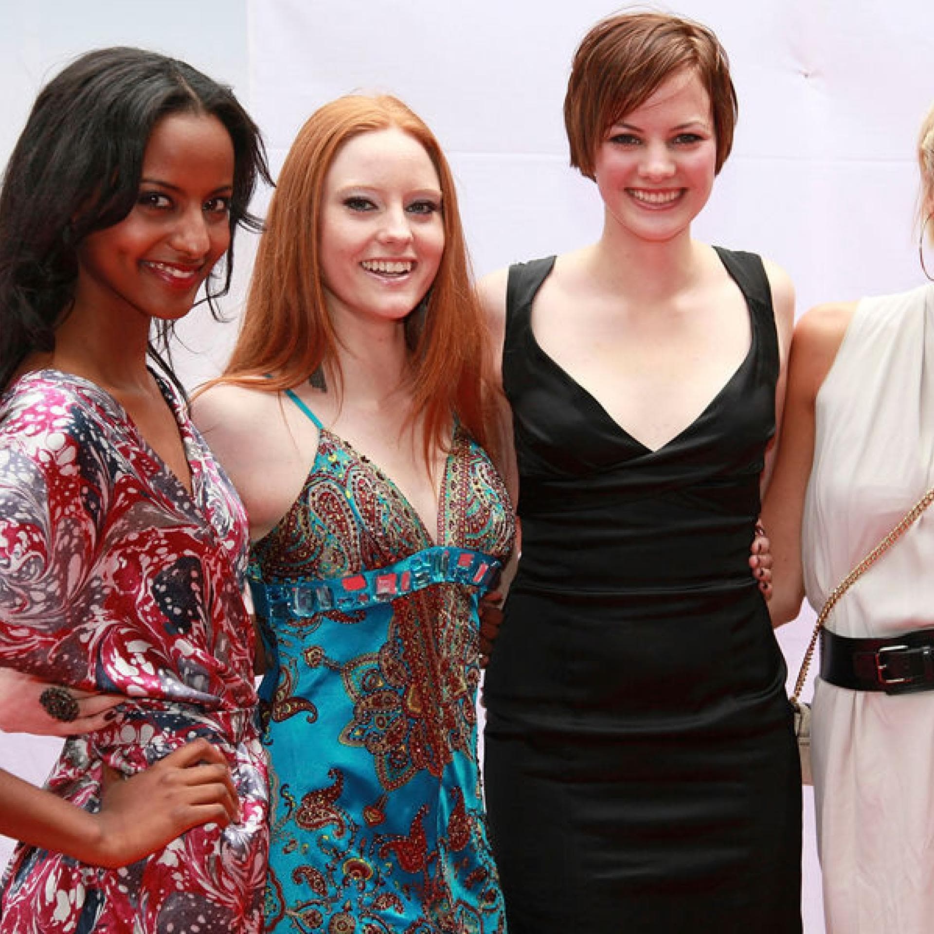 Sara Nuru, Barbara Meier, Jennifer Karin-Luise Hof und Lena Gercke Sara Nuru, Barbara Meier, Jennifer Karin-Luise Hof und Lena Gercke