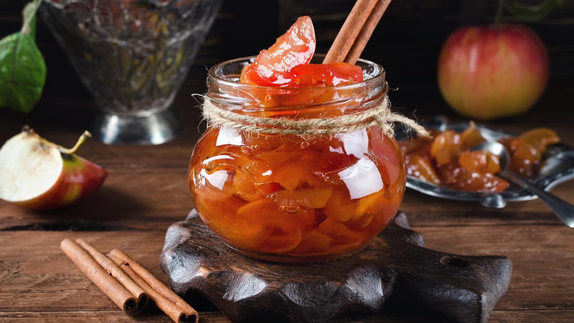 Elegantes Bratapfel Marmelade Thermomix Bild
