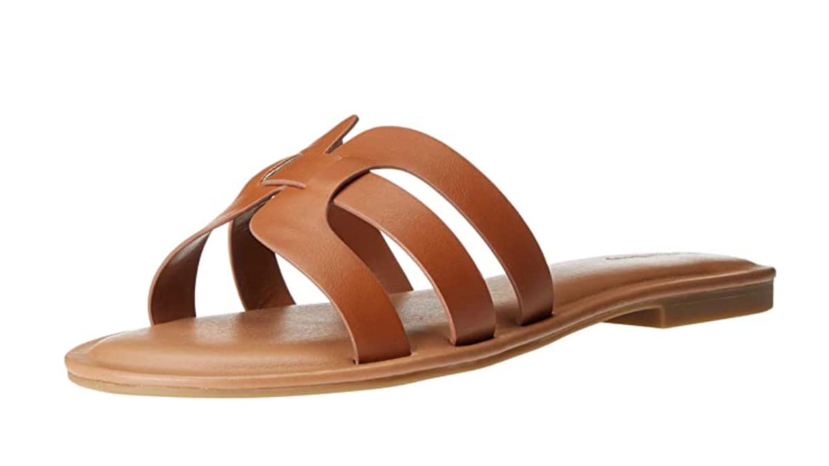 Braune Sandale