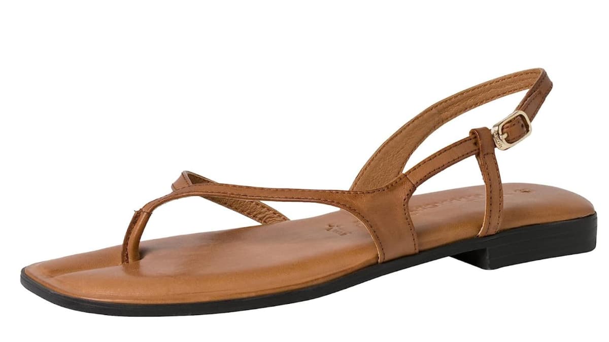 Braune Sandale
