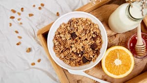 Haferflocken Müsli