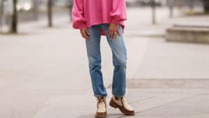 Frau in Jeans Sue Giers