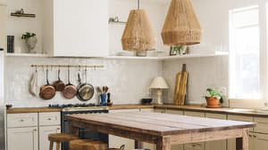 Küche Holztisch