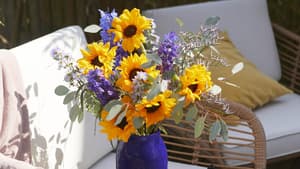 Blumenstrauß in der Sonne