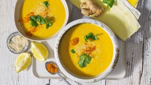 Rezept: Schnelle Reissuppe mit Lachs