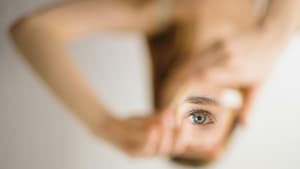 Auge einer Frau