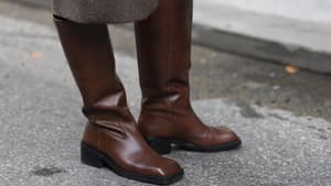 Lederstiefel in braun