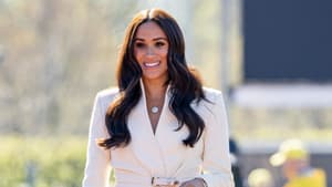 Meghan Markle in beigem Blazer