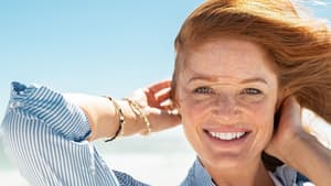 Frau in der Sonne