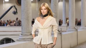 Model auf der Fashion Week
