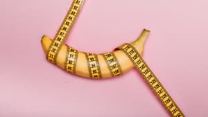 Banane mit Maßband