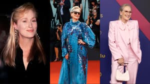 Meryl Streep von früher bis heute mit unterschiedlichen Looks im Alter.
