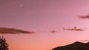 Sommerlicher Abendhimmel