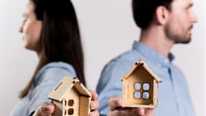 Ein Ehepaar trennt sich