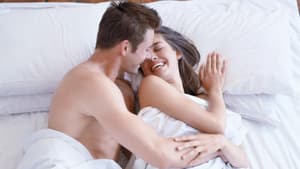 Pärchen im Bett