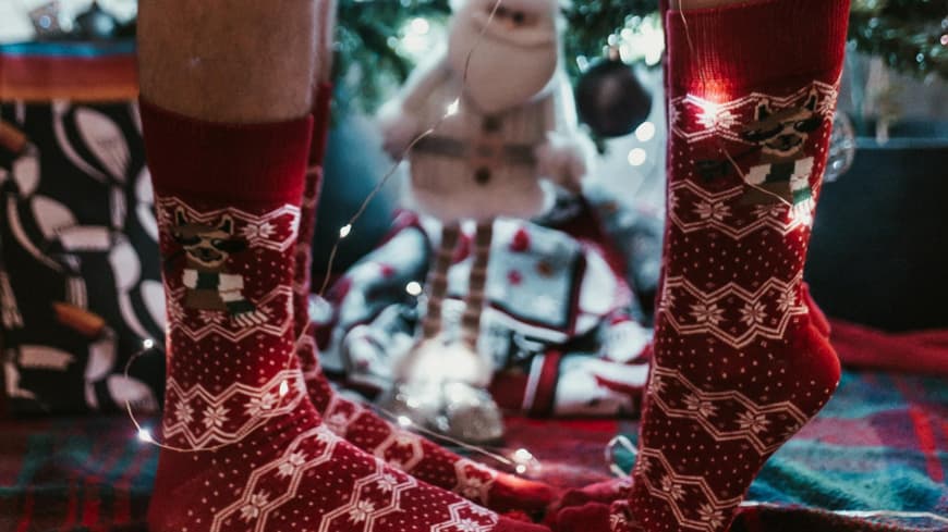 Paar an Weihnachten