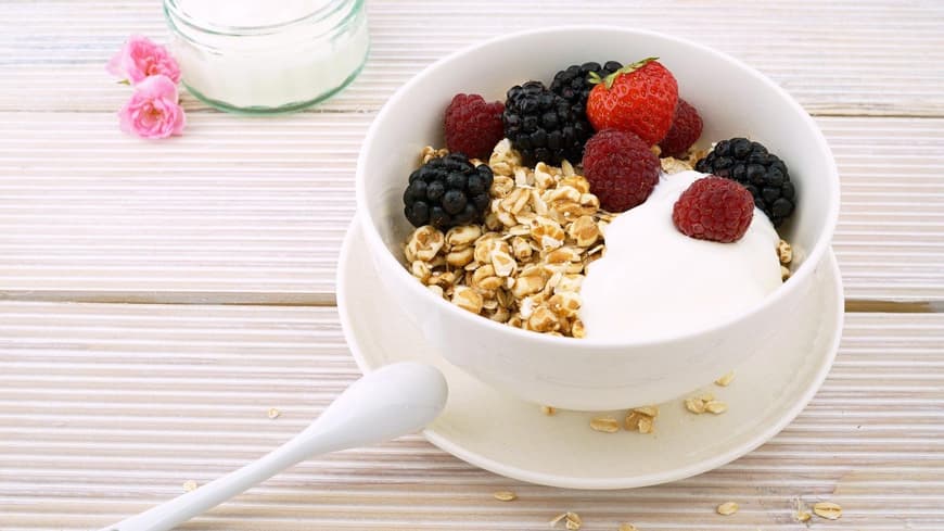 Haferflocken Frühstück
