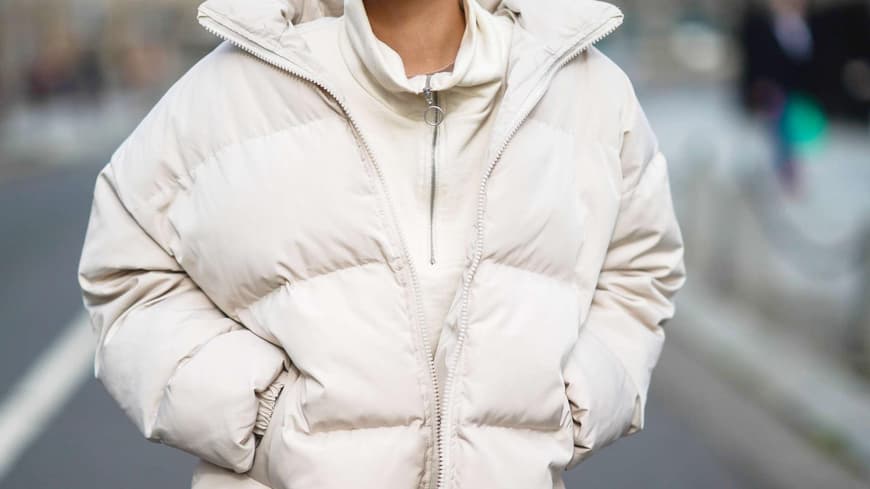 Puffer Jacket weiß