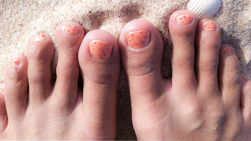 Nagellack orange