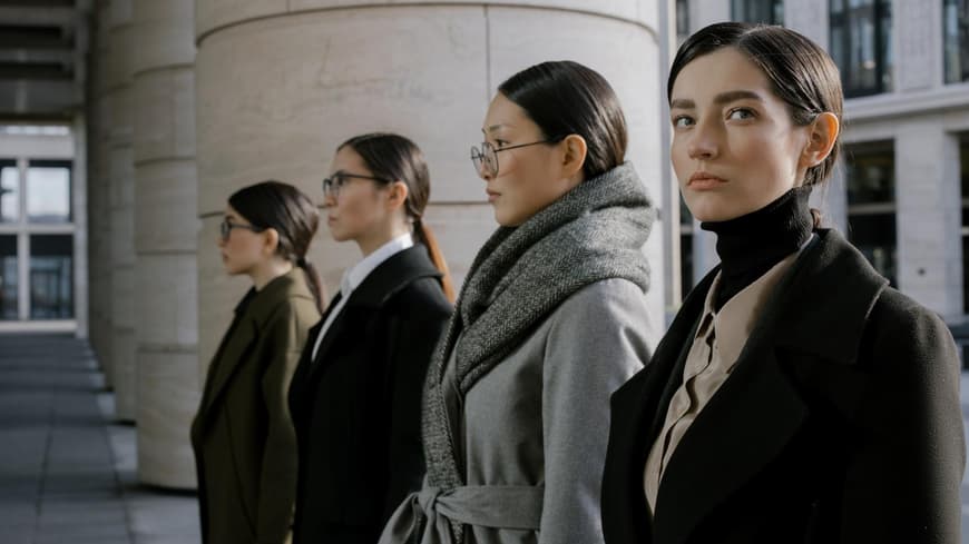 Frauen Business streng