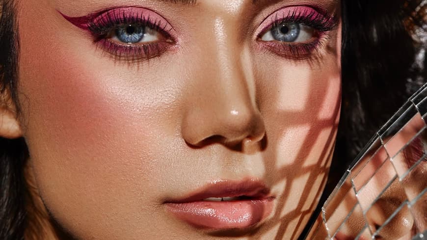 Frau mit Make-up
