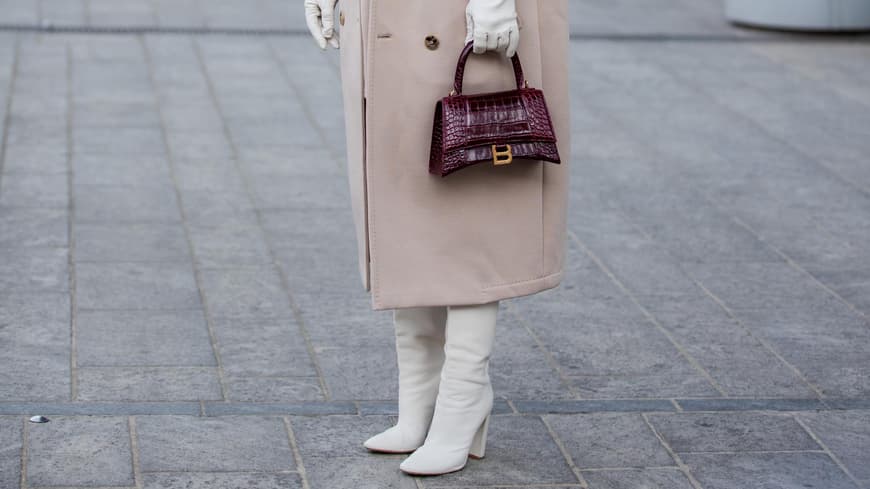 Caro Daur Stiefel creme weiß