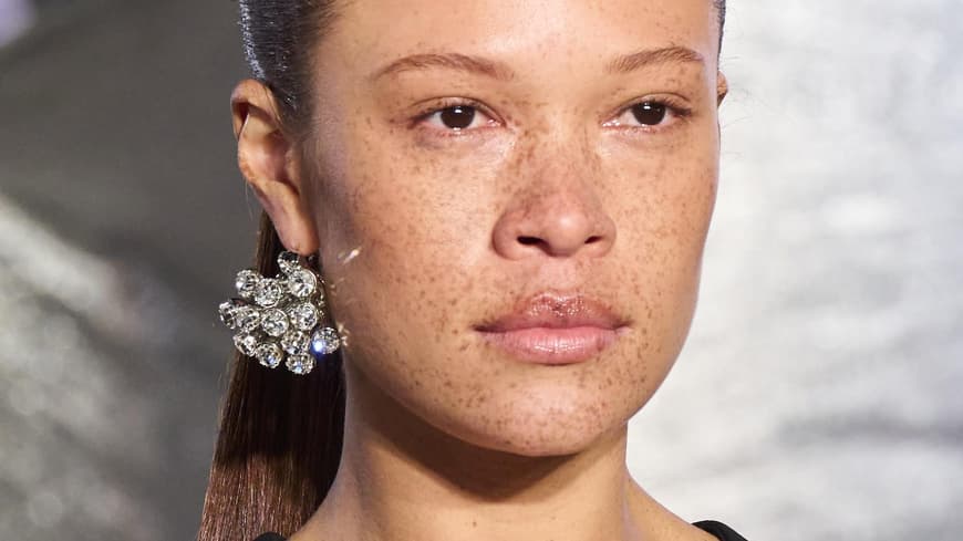 Brandon Maxwell Herbst Winter 2023 Runway Beauty