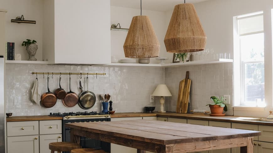 Küche Holztisch