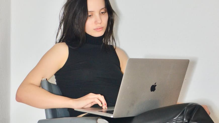 Frau Laptop