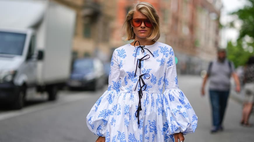 Streetstyle: Maxikleid mit Blumenprint