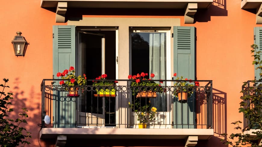 Balkon Farbe
