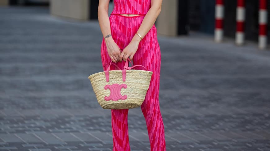 Streetstyle mit Korbtasche