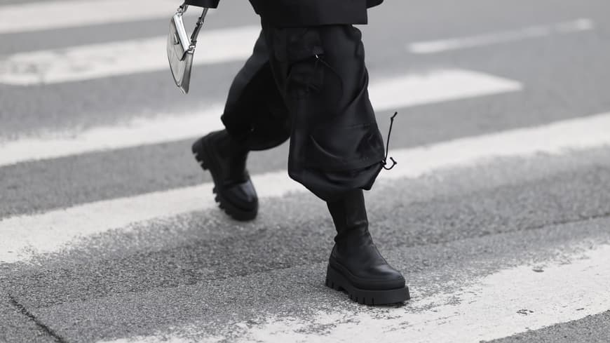 Schwarze Boots