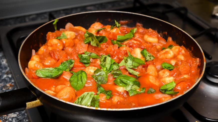 Bunte Gnocchi Pfanne