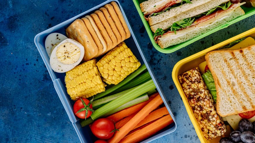 Lunchbox blau