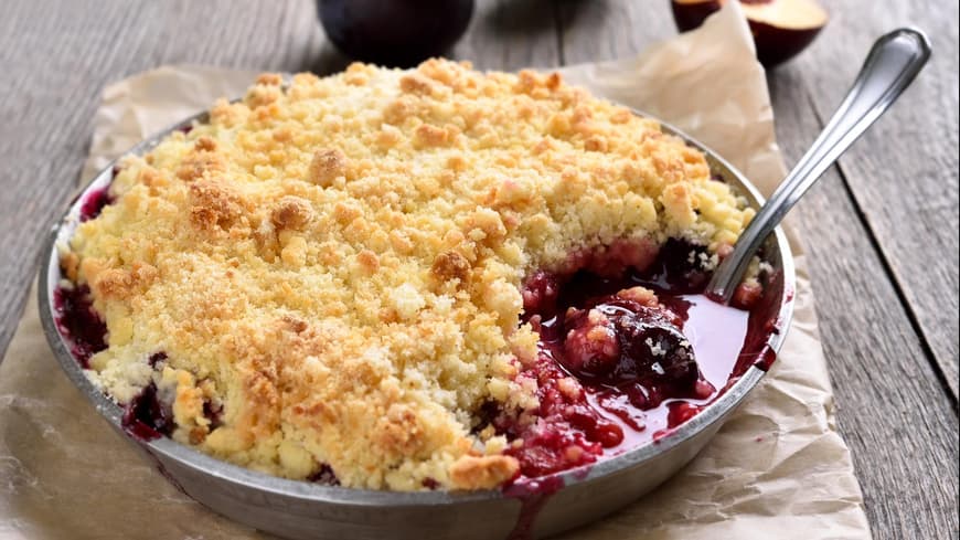 Pflaumen Crumble