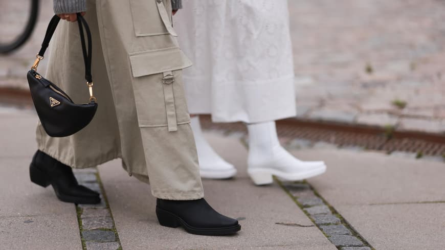 Frau in Stiefeln