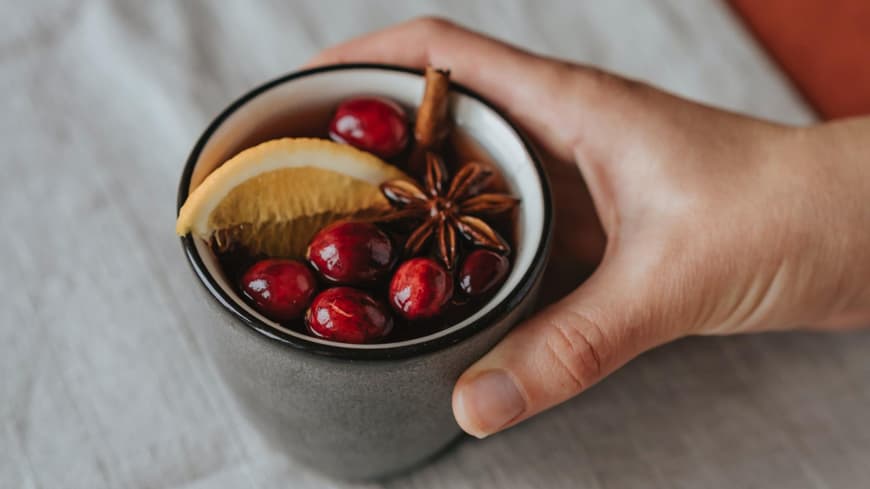 Glühwein in einer Tasse