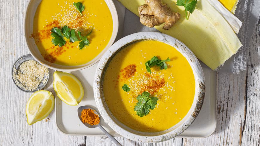 Rezept: Schnelle Reissuppe mit Lachs