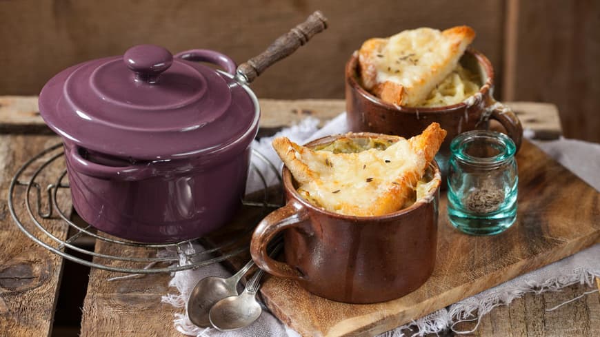 Französische Ziebelsuppe