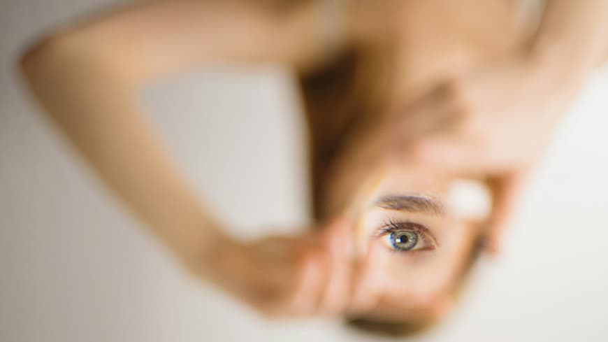 Auge einer Frau