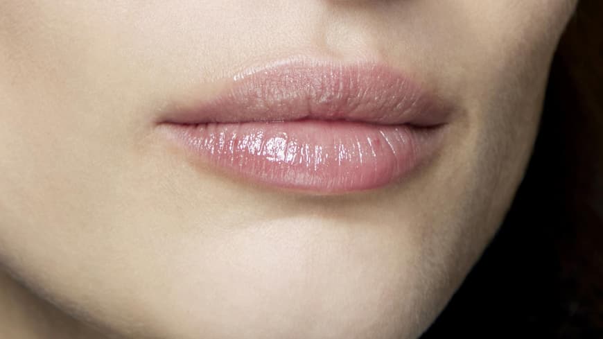 Glänzende Lippen