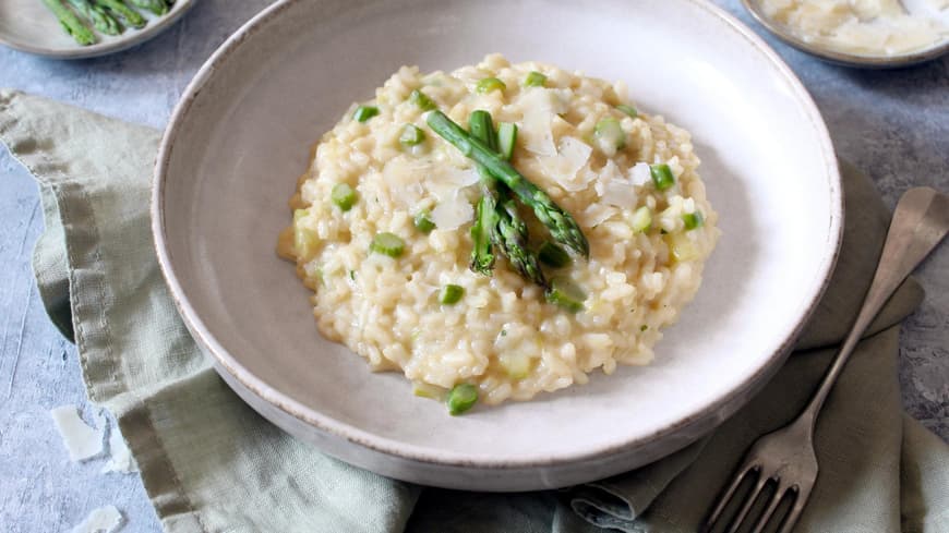 Spargelrisotto