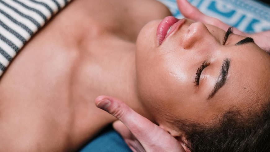 Frau Beauty-Behandlung