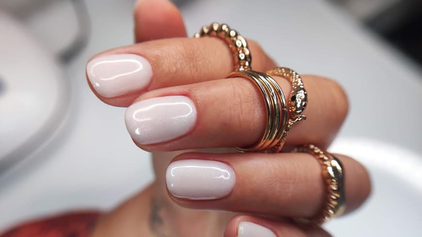 Kurze Shellac Nägel