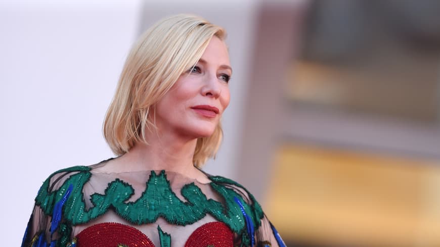 Cate Blanchett mit blondem Bob