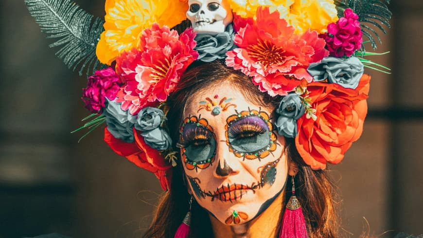 Sugar Skull am Dia de los Muertos