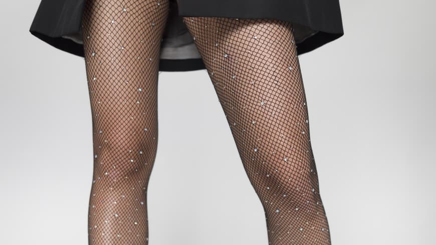 Glitzer-Strumpfhose