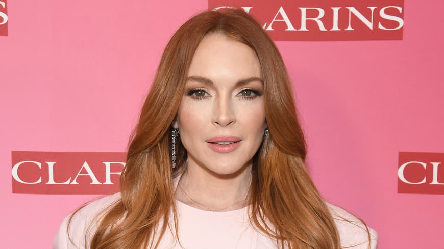 Lindsay Lohan mit rötlichen Haaren