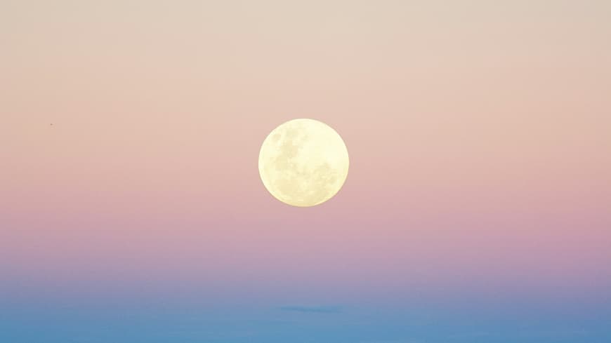 Vollmond überm Meer